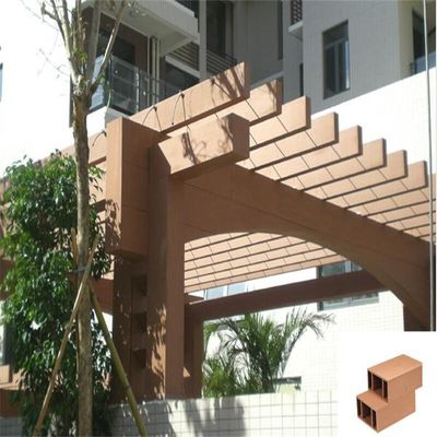 2.9M OakAnti Corrosion WPC Wooden Patio Pergola Material Komposit Untuk Pergola