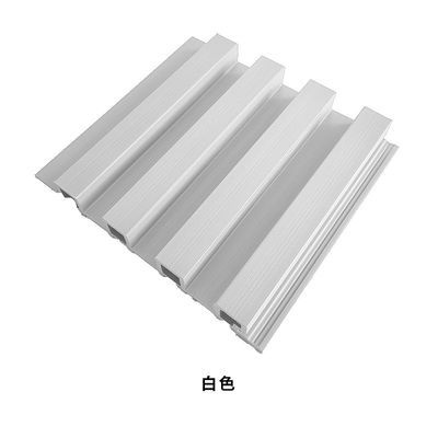 Ketahanan UV Wpc Wall Cladding Fade Resistant Railway Platform Panel Dinding Eksterior Wpc