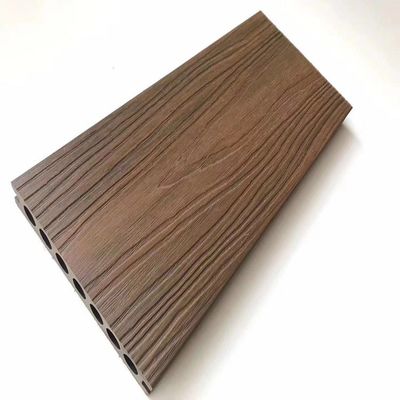 146 X 22mm Hollow WPC Co Extrusion Decking Balcony Anti Slip 3.6 M Papan Decking