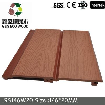 117 X 14 MM Gambar Lantai Komposit Kayu Plastik Wpc Exterior Wall Cladding