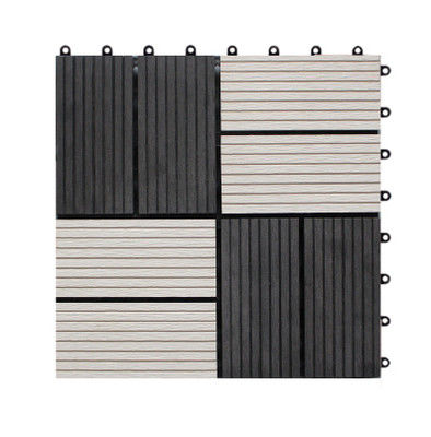 Anti Korosi 20mm Halus Diy Wpc Decking Garden Wood Plastic Composite Tiles