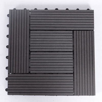 Anti Korosi 20mm Halus Diy Wpc Decking Garden Wood Plastic Composite Tiles