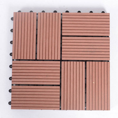 50mm Kayu Plastik Lantai Komposit Wpc Diy Decking Tahan Air Papan Dek Saling