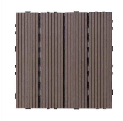 50mm Kayu Plastik Lantai Komposit Wpc Diy Decking Tahan Air Papan Dek Saling