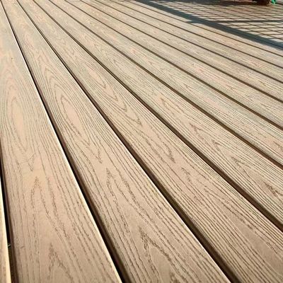 150 X 35mm Panel Pagar Wpc Tahan Api Co Extrusion Composite Decking Dampproof