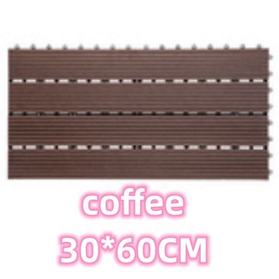 30 X 60 CM Kopi WPC DIY Decking Papan Decking Plastik Daur Ulang Padat