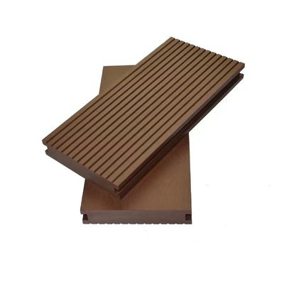 2M Kelenturan Yang Baik Solid Wpc Decking Wood Plastic Composite Board 106 X 20mm